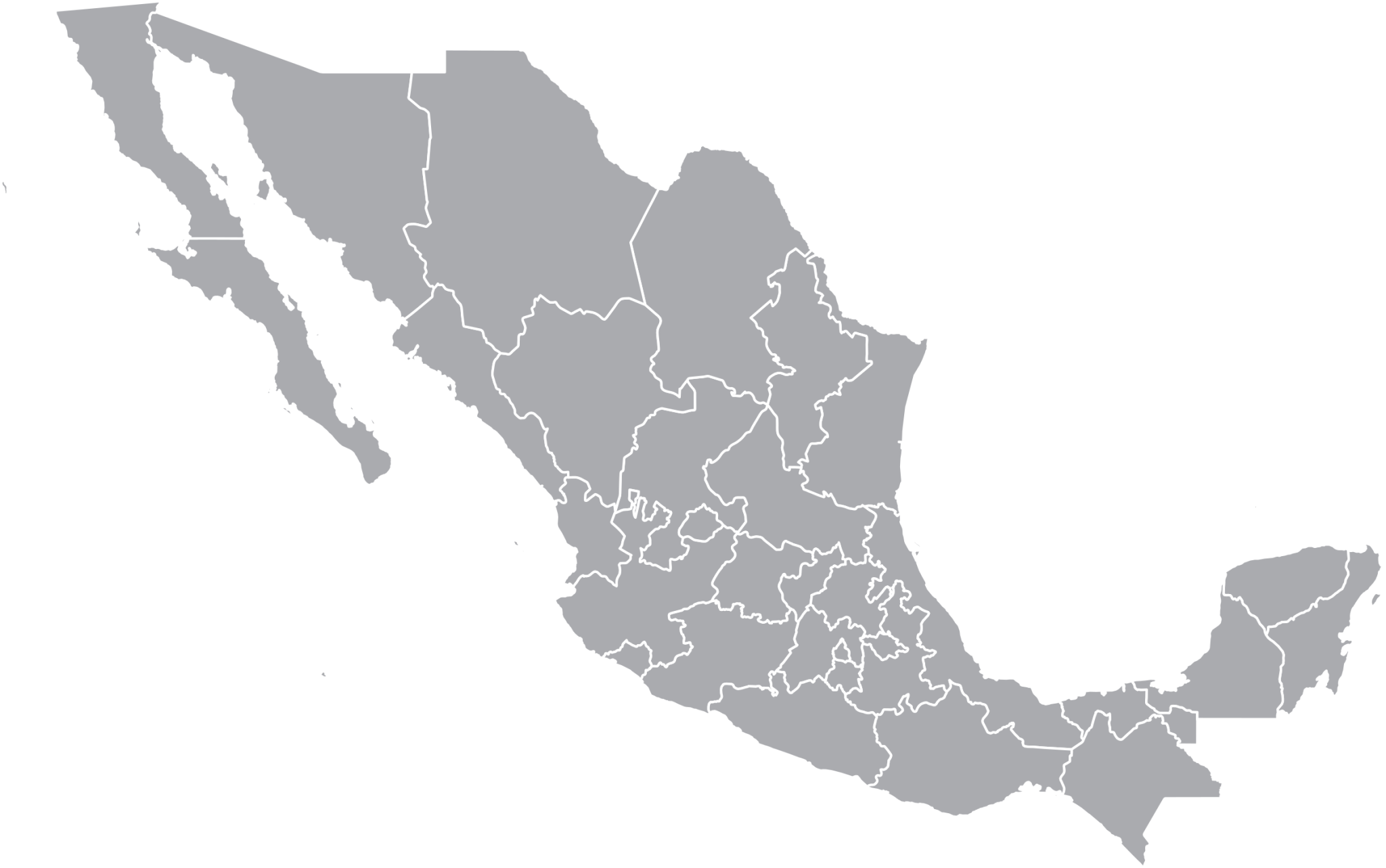 Map of Mexico