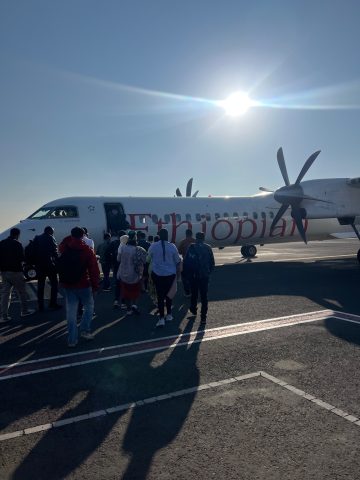 Flight to Hawassa ft. very small airplane