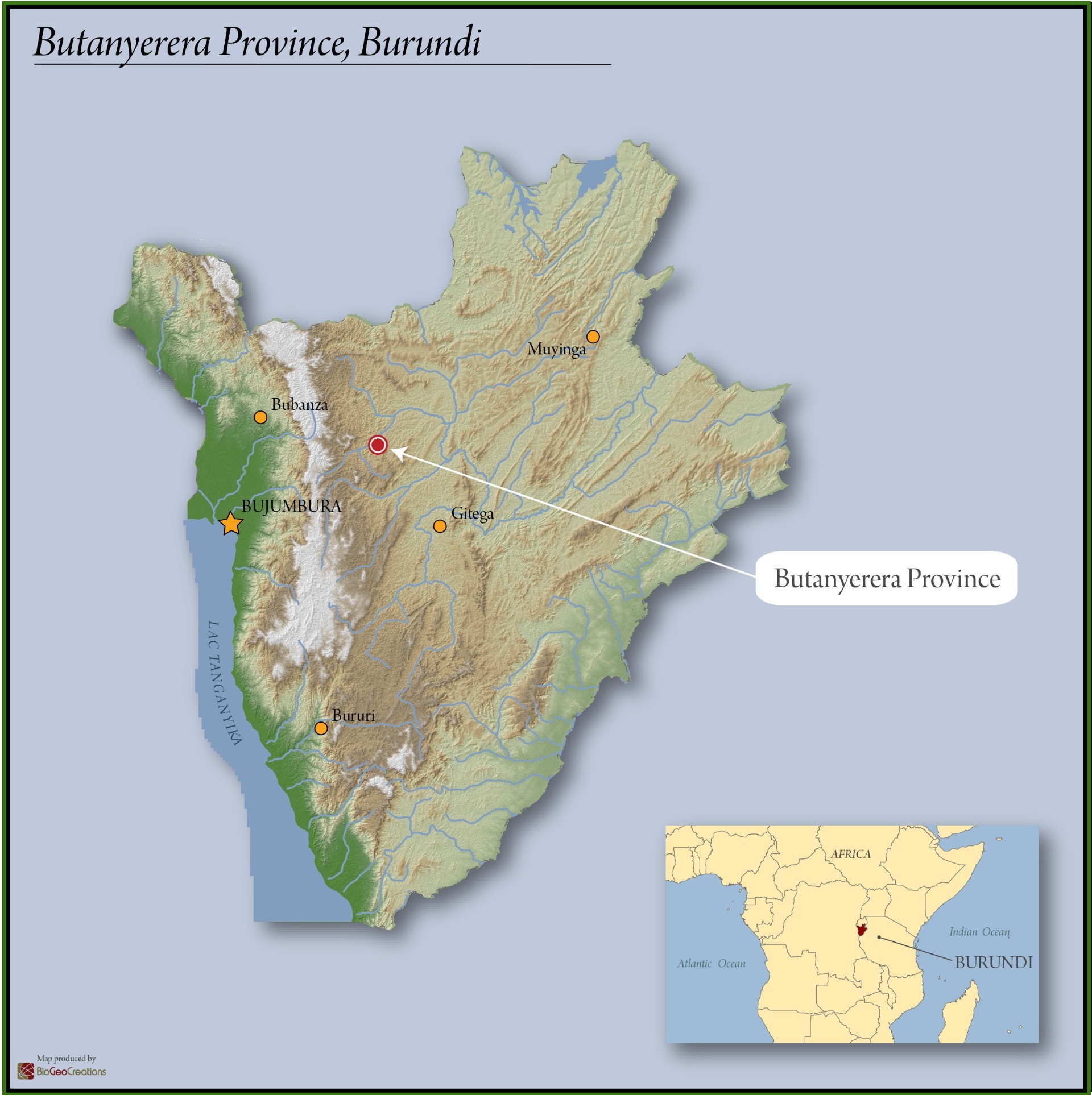 Burundi Kayanza Butanyerera Natural Grade 1 